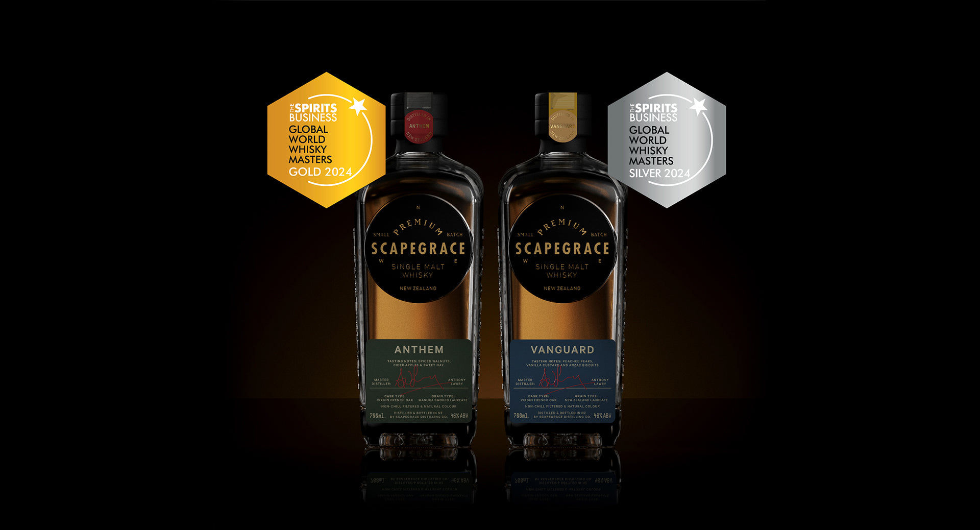 Scapegrace Celebrates Global Award For Single Malt Whisky